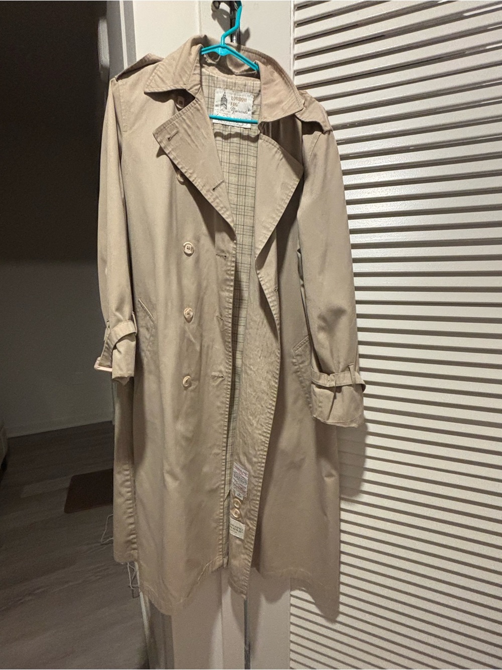 London Fog Classic Tan Trench Coat